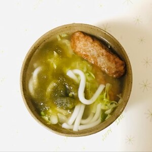 麺つゆで簡単★旨味たっぷりあったかうどん